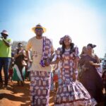 Couple's Traditional African Print Outfit - Mbingu