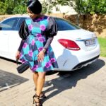 African print Puff-Sleeve Mini Dress - Mbingu
