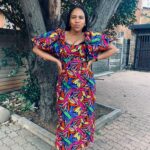 African Print Maxi Dress - Nyota