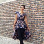 African Print High-Low Blouse - Uzima