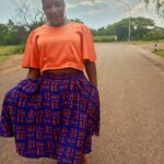 Orange Crop Top - Uzuri